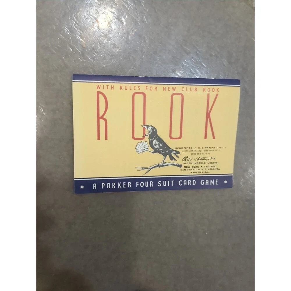 Vintage Rook Card Game by Parker Brothers